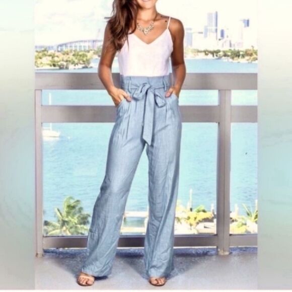 NWT BLUE JUMPSUIT WITH POCKETS Size Small - Picture 1 of 12